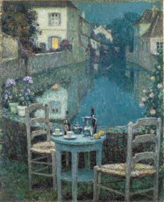 No.62 “Petite table au crépuscule”：Henri Le Sidaner―モノの存在感